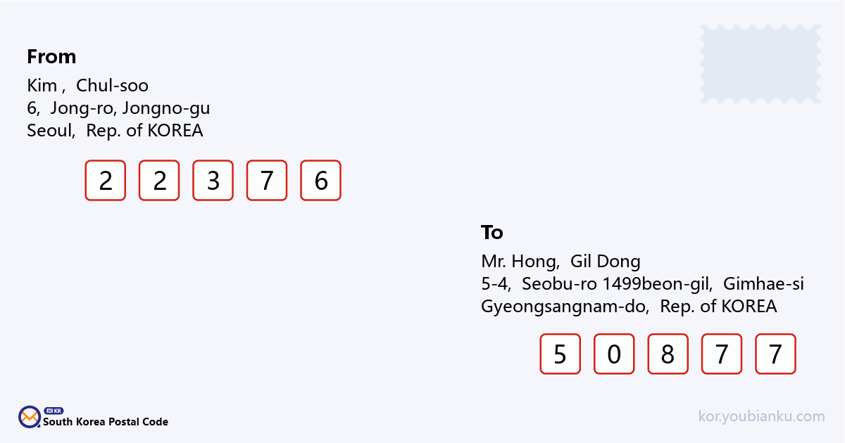 5-4, Seobu-ro 1499beon-gil, Juchon-myeon, Gimhae-si, Gyeongsangnam-do.png